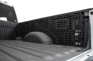 Ford Super Duty F250 Bed Side Molle Panel - Passenger Side - Addictive Desert Designs - Hammer Black - `23-`27